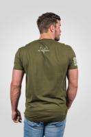 Traditions Nineline Olive Short Sleeve T-Shirt With Traditions Logo Men's Small A100NSSOS