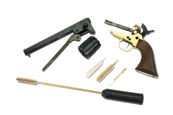 Traditions 1851 Navy Black Powder Brass Revolver, .36 Caliber - 723097,  Pistols & Revolvers at Sportsman's Guide