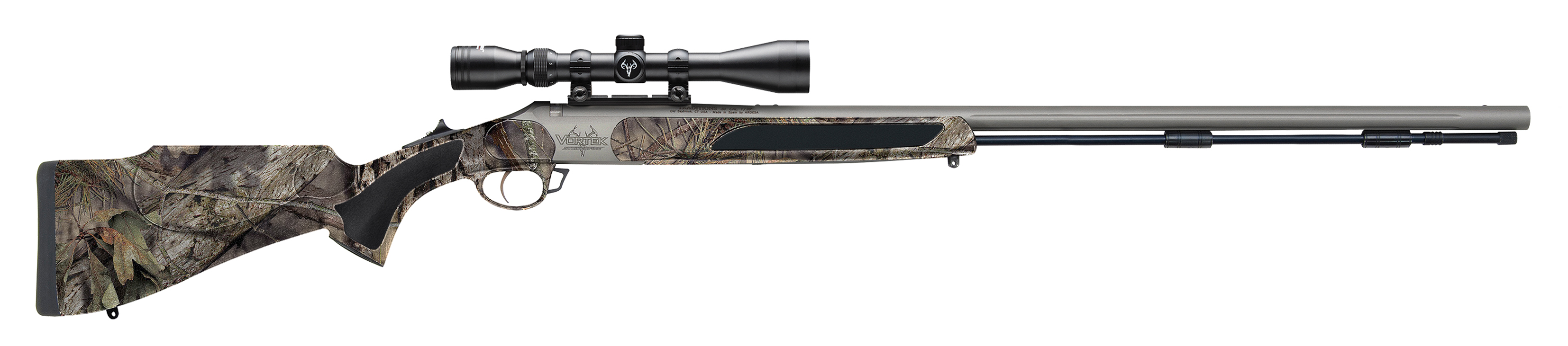 VORTEK STRIKERFIRE® 1:20" VAPR™ TWIST .45 CAL MO BREAK UP COUNTRY / PREMIUM CERAKOTE FINISH WITH 3-9X40 SCOPE
