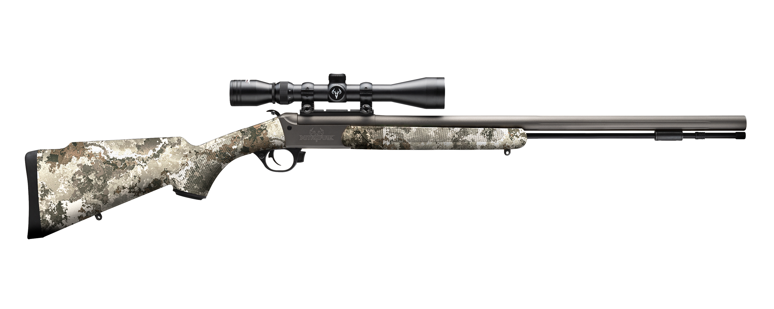 NITROFIRE® VAPR™ TWIST .50 CAL 26" BARREL VEIL ALPINE / SNIPER GREY WITH 3-9X40 DUPLEX SCOPE