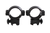 SCOPE RINGS 1"  MEDIUM MATTE BLACK A797DS