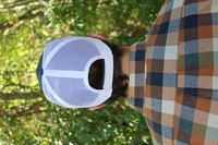 Traditions Mesh Back Hat with American Flag Woven Patch