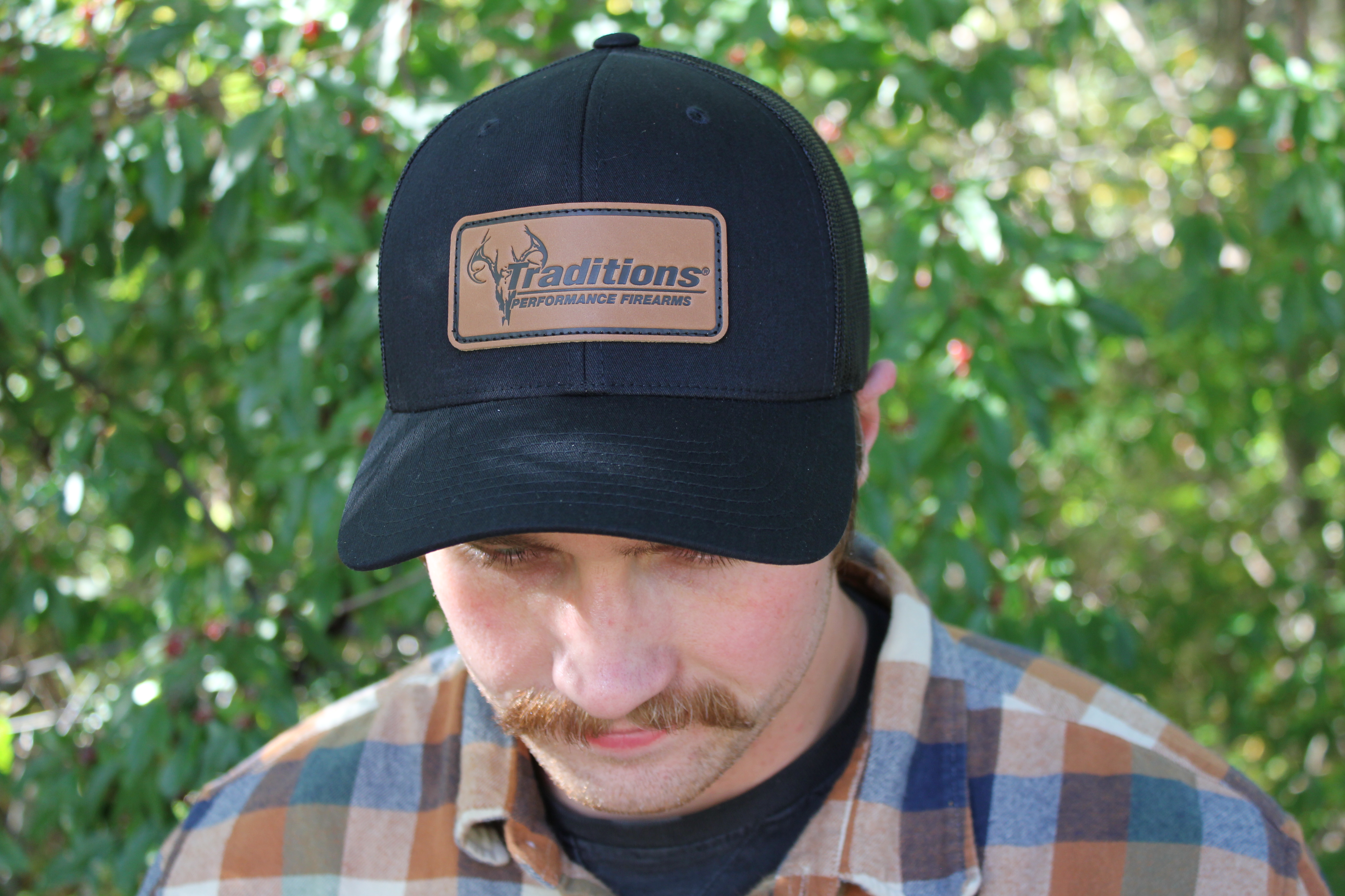 Traditions Mesh Back Hat with Leather Logo Patch