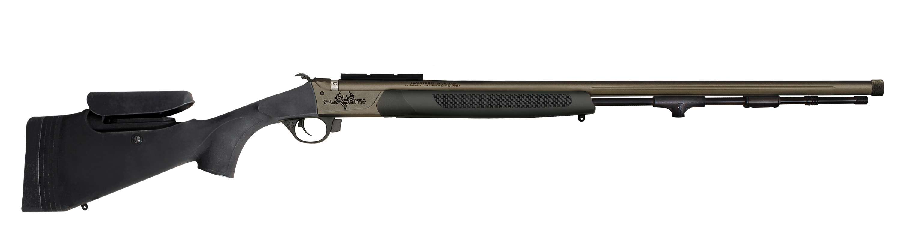 PURSUIT™ XT PRO SERIES .45 CAL BLACK / TUNGSTEN PREMIUM CERAKOTE FINISH W/ BASE