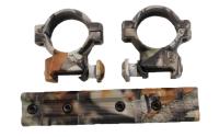 Scope Ring & Base Combo Pack-High Rings & 1-Piece Base, G1-Vista Camo A1789G1