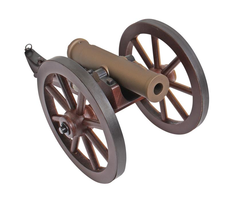 Black Powder Cannon Naval Carriage Model Kit Oak For 10" to 12" Barrel 